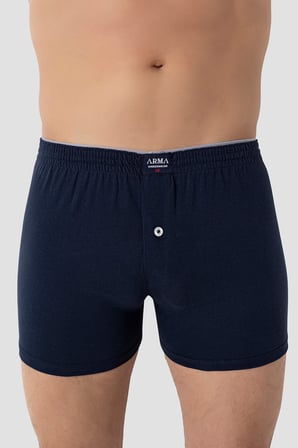 6'lı Paket Erkek Penye Havlu Bel Boxer %100 Pamuk