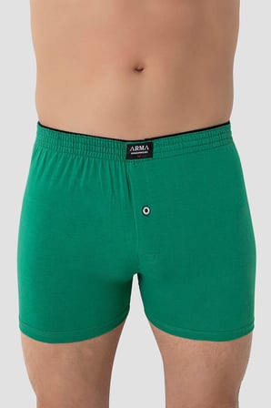 6'lı Paket Erkek Penye Havlu Bel Boxer %100 Pamuk