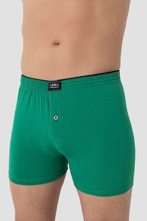 6'lı Paket Erkek Penye Havlu Bel Boxer %100 Pamuk