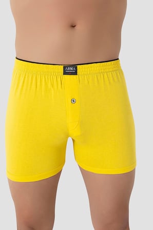 6'lı Paket Erkek Penye Havlu Bel Boxer %100 Pamuk