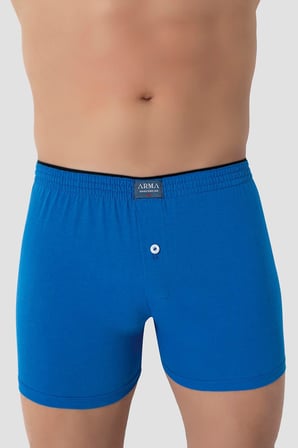 6'lı Paket Erkek Penye Havlu Bel Boxer %100 Pamuk