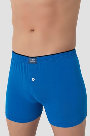 6'lı Paket Erkek Penye Havlu Bel Boxer %100 Pamuk