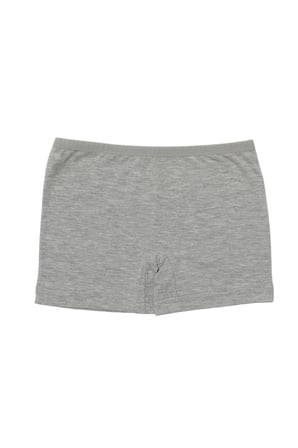 Gri Kız Çocuk Boxer Tayt 5'li Paket Pamuklu Likralı