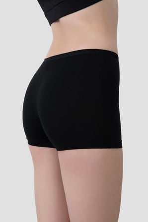 3'lü Paket Kadın Boxer Şort Pamuklu Likralı