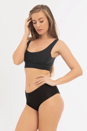Kadın Yüksek Bel Basic Dikişsiz Lazer Kesim Külot 3'lü Paket