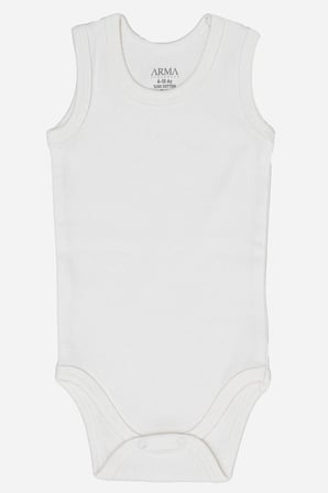 %100 Organik Pamuk 3'lü Bebek Atlet Çıtçıtlı Zıbın Body