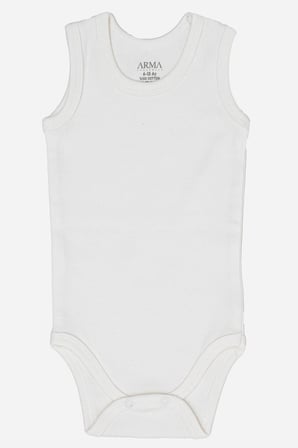 %100 Organik Pamuklu Bebek Atlet Çıtçıtlı Zıbın Body 5'li Paket
