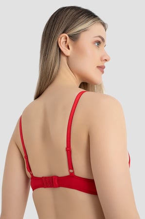 Kadın Dolgulu Destekli Balenli Toparlayıcı Sütyen 3'lü Set