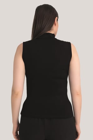 Kadın Balıkçı Yaka 2'li Kolsuz Body