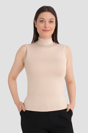 Kadın Balıkçı Yaka Kolsuz Body 3'lü Paket