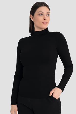 Kadın Balıkçı Yaka Uzun Kollu Body 2'li Paket