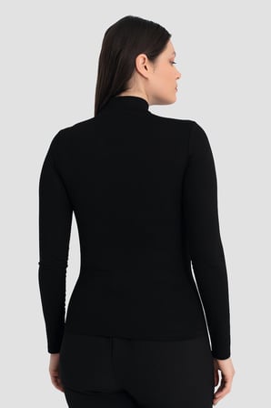 Kadın Balıkçı Yaka Uzun Kollu Body 2'li Paket