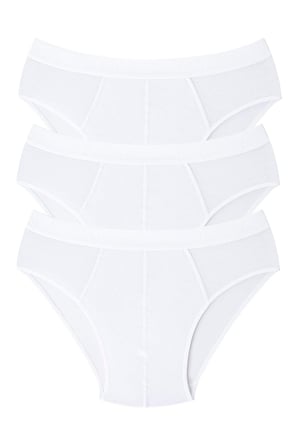Erkek Bambu Slip Külot Düz 3'lü Paket