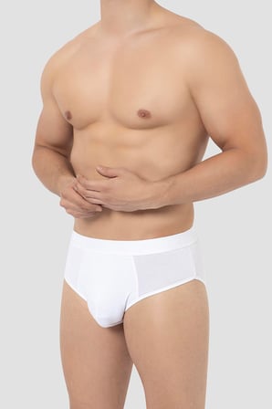 Erkek Bambu Slip Külot Düz 3'lü Paket
