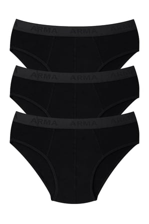 Erkek Bambu Slip Külot Düz 3'lü Paket