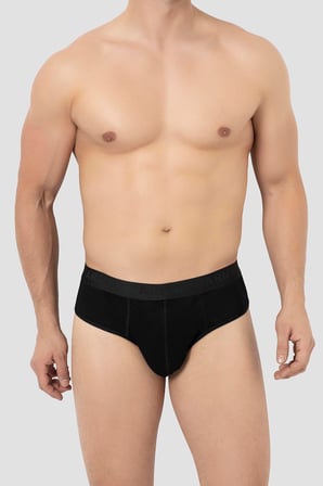 Erkek Bambu Slip Külot Düz 3'lü Paket