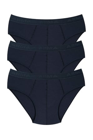 Erkek Bambu Slip Külot Düz 3'lü Paket