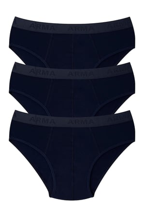 Erkek Bambu Slip Külot Düz 3'lü Paket