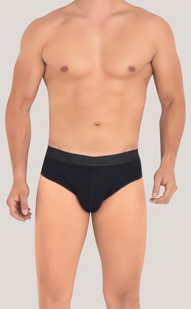 Erkek Bambu Slip Külot Düz 3'lü Paket