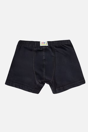 Erkek Çocuk Düz Pamuklu Likralı Boxer 6'lı Paket