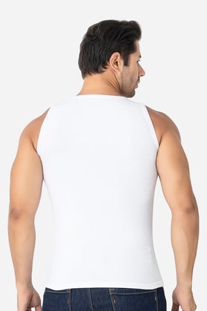 Erkek Fitilli Atlet Pamuklu Likralı Kaşkorse Halter Yaka Slim Fit Atlet