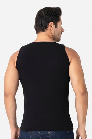 Erkek Fitilli Atlet Pamuklu Likralı Kaşkorse Halter Yaka Slim Fit Atlet