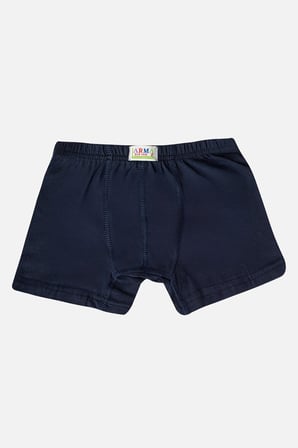 Erkek Çocuk Düz Pamuklu Likralı Boxer 6'lı Paket