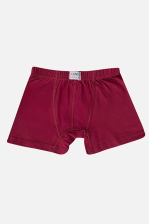 Erkek Çocuk Düz Pamuklu Likralı Boxer 6'lı Paket