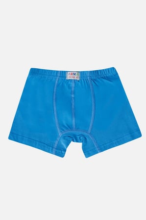 Erkek Çocuk Düz Pamuklu Likralı Boxer 6'lı Paket