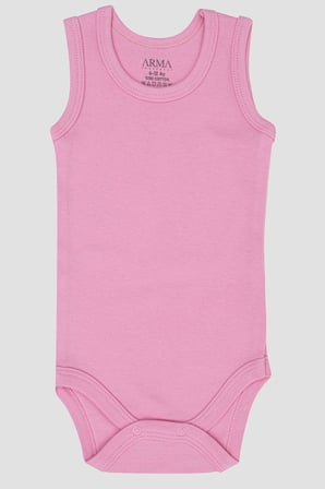 %100 Organik Pamuk 3'lü Bebek Atlet Çıtçıtlı Zıbın Body