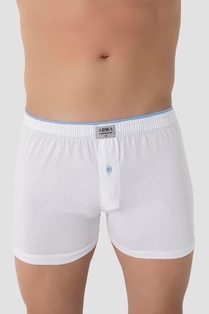 6'lı Paket Erkek Penye Havlu Bel Boxer %100 Pamuk