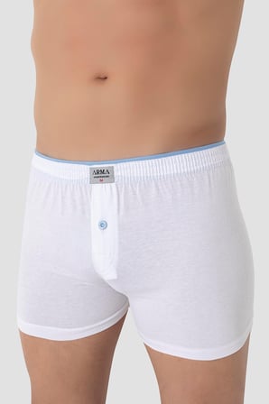 6'lı Paket Erkek Penye Havlu Bel Boxer %100 Pamuk