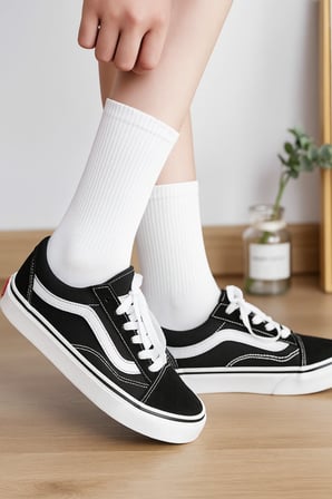 6'lı Unisex Pamuklu Düz Tenis Çorap Seti Soket Boy
