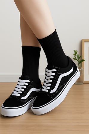 6'lı Unisex Pamuklu Düz Tenis Çorap Seti Soket Boy