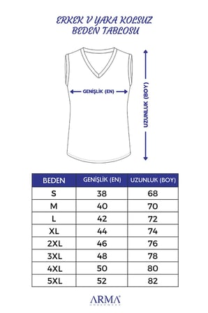 6 adet kolsuz erkek atlet v yaka sıfır kol tişört %100 pamuklu