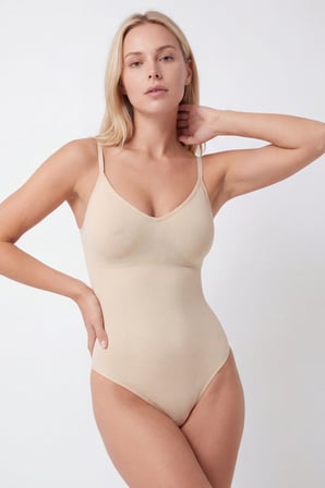 Kadın Toparlayıcı Çıtçıtlı Body Zıbın Korse