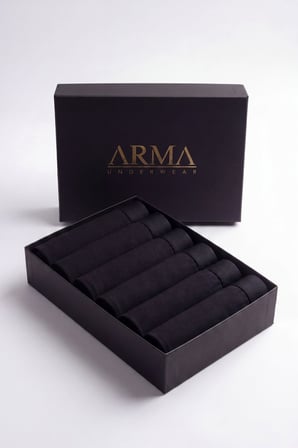 Erkek Premium Bambu Boxer 6'lı Hediye Kutulu Damat Bohçası ve Çeyiz Seti