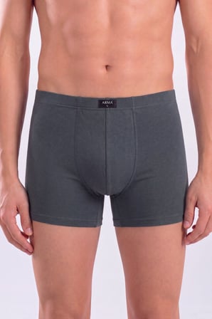 Erkek Boxer Düz 3'lü Paket Pamuklu Likralı