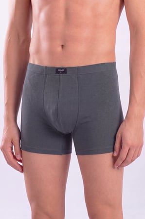 Erkek Boxer Düz 3'lü Paket Pamuklu Likralı