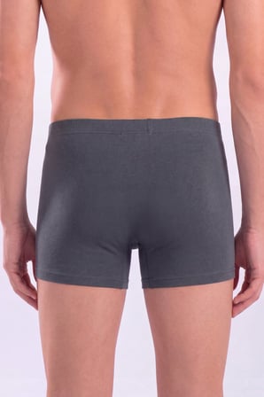 Erkek Boxer Düz 3'lü Paket Pamuklu Likralı