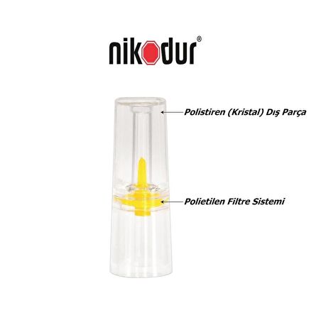 Nikodur Slender/Touch Sigaralar Için Filtre Ağızlığı - 250'li Paket