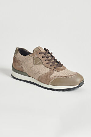 Erkek Bej Sneaker Ayakkabı