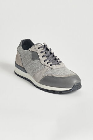 Erkek Gri Sneaker Ayakkabı