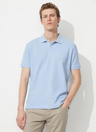 Altınyıldız Classics Açık Mavi Erkek Polo T-Shirt 4A9000000001