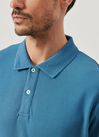 Altınyıldız Classics Gökmavi Erkek Polo T-Shirt 4A9000000001
