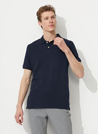 Altınyıldız Classics Koyu Lacivert Erkek Polo T-Shirt 4A9000000001