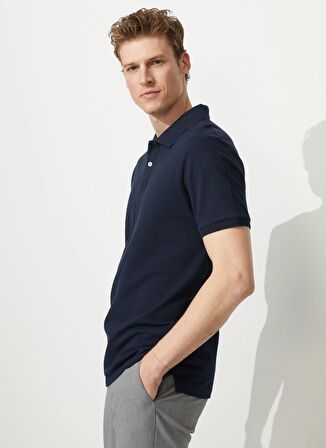 Altınyıldız Classics Koyu Lacivert Erkek Polo T-Shirt 4A9000000001