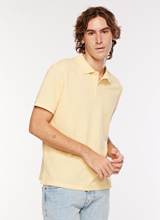 Altınyıldız Classics Polo Yaka Sarı Erkek T-Shirt 4A9000000001