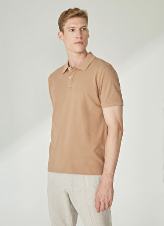 Altınyıldız Classics Polo Yaka Vizon Erkek T-Shirt 4A9000000001