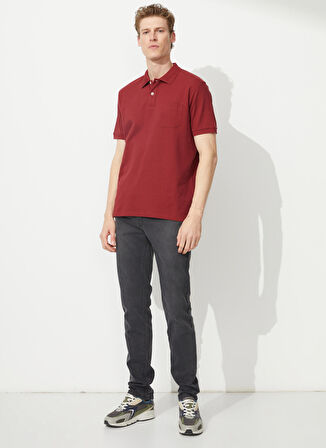 Altınyıldız Classics Polo Yaka Bordo Erkek T-Shirt 4A9000000002
